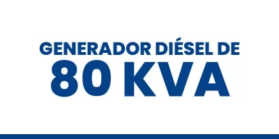 GENERADOR DIÉSEL DE 80 KVA - GoPower · Herramientas y Maquinas Industriales