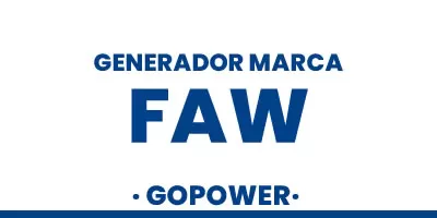 GENERADOR MARCA FAW - GoPower · Herramientas y Maquinas Industriales