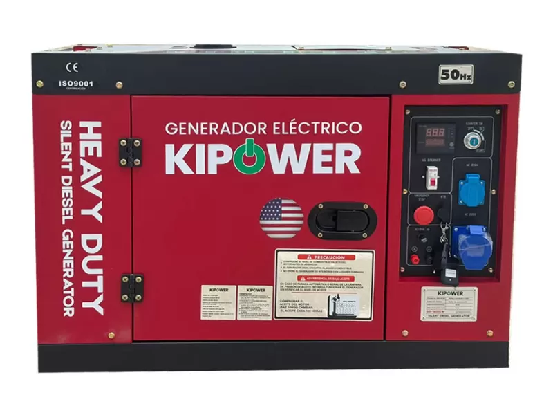 Generador monofásico Diésel 10kva máx 12 Kva - GoPower · Herramientas y Maquinas Industriales